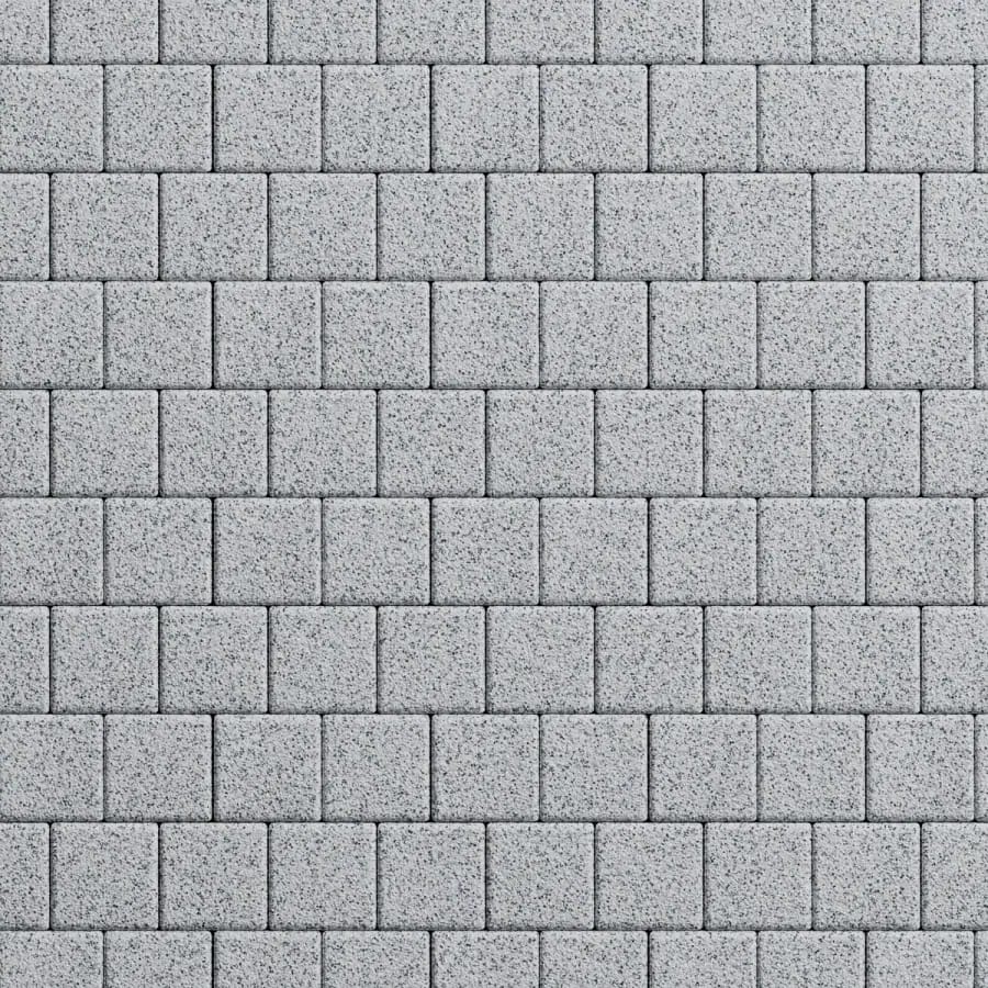 Квадрат 100x100 Стоунмикс Белый с чёрным