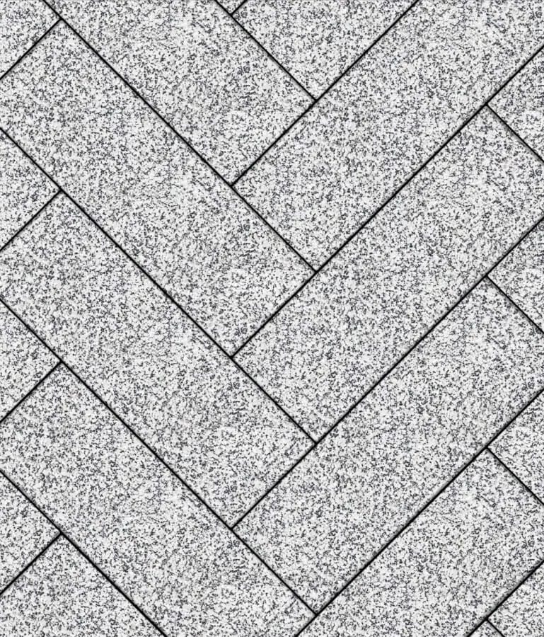 Прямоугольник 600x200 Стоунмикс Белый с чёрным