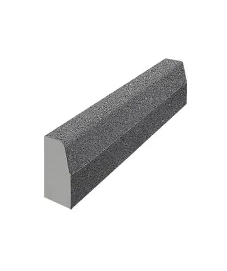 Бордюр 1000x300x180 — неполный прокрас Гранит Серый