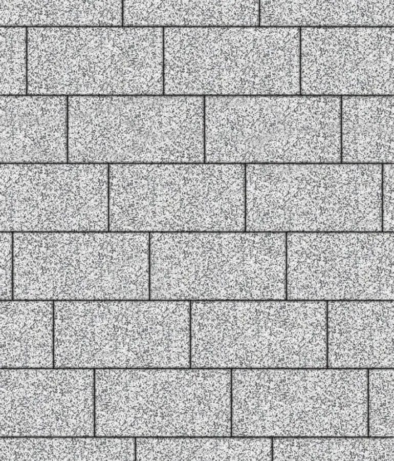 Прямоугольник 300x150 Стоунмикс Белый с чёрным