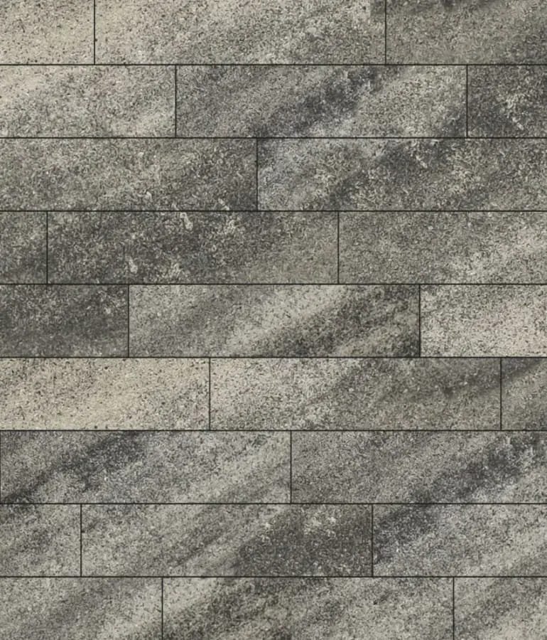 Прямоугольник 400x100 Листопад гладкий Антрацит