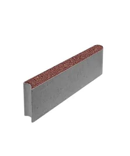 Бордюр 500x200x80 — неполный прокрас · БРШ.50.20.8 Гранит Красный