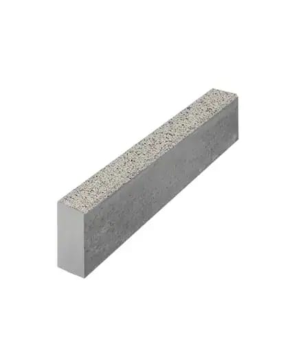 Бордюр 1000x200x80 — неполный прокрас Гранит Белый