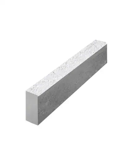 Бордюр 1000x200x80 — неполный прокрас Стоунмикс Белый