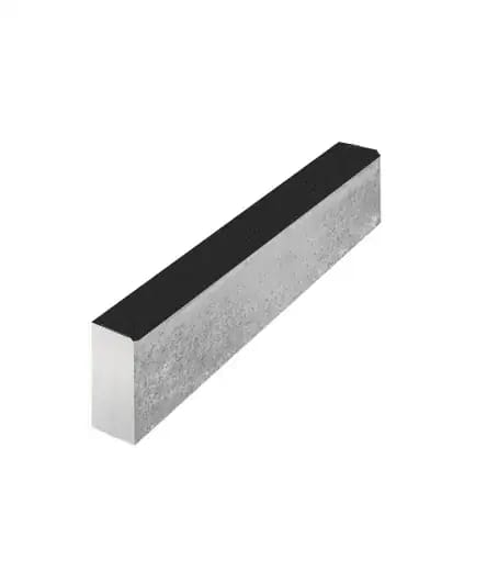 Бордюр 1000x200x80 — неполный прокрас Черный