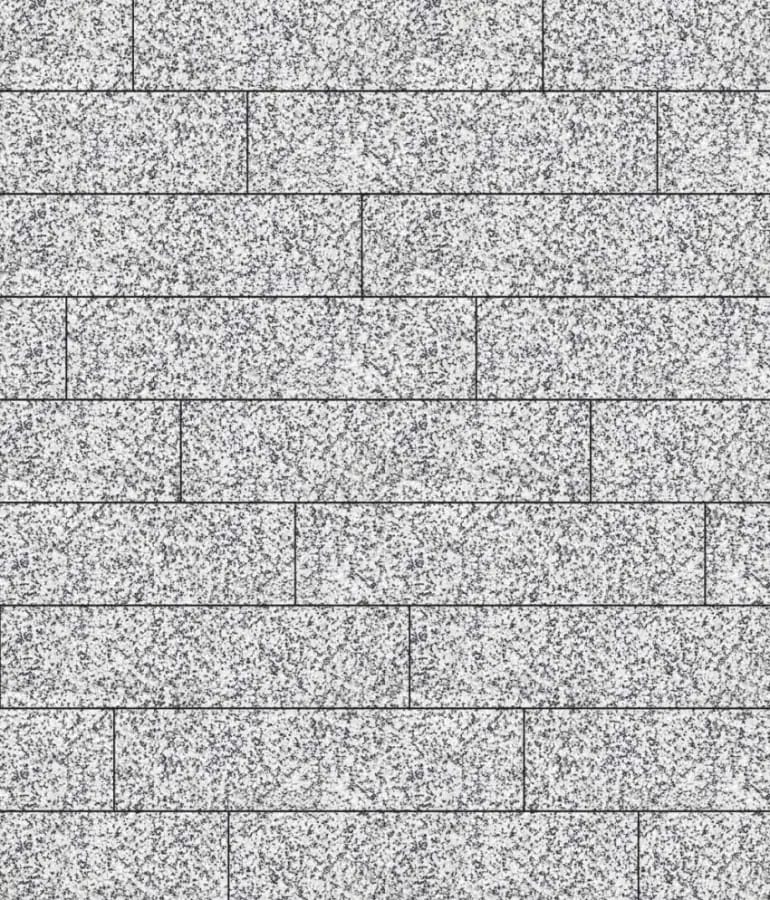 Прямоугольник 400x100 Стоунмикс Белый с чёрным