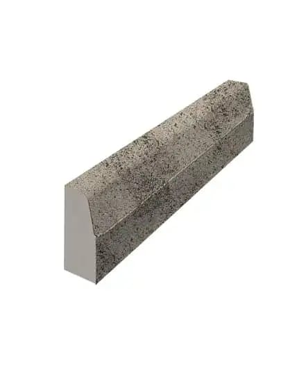 Бордюр 1000x300x150 — полный прокрас Листопад гранит Антрацит