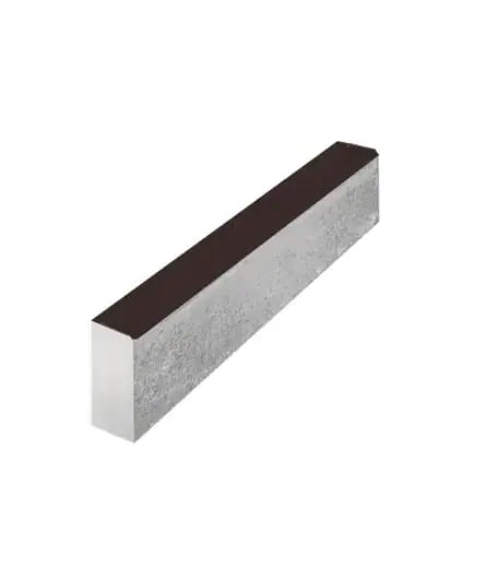 Бордюр 1000x200x80 — неполный прокрас Коричневый