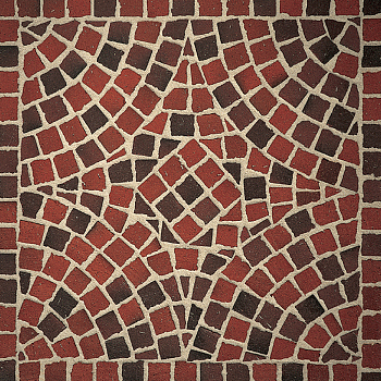 Тротуарный клинкер мозаика M403DF gala flamea